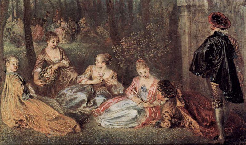 WATTEAU, Antoine Die Champs Elyssees